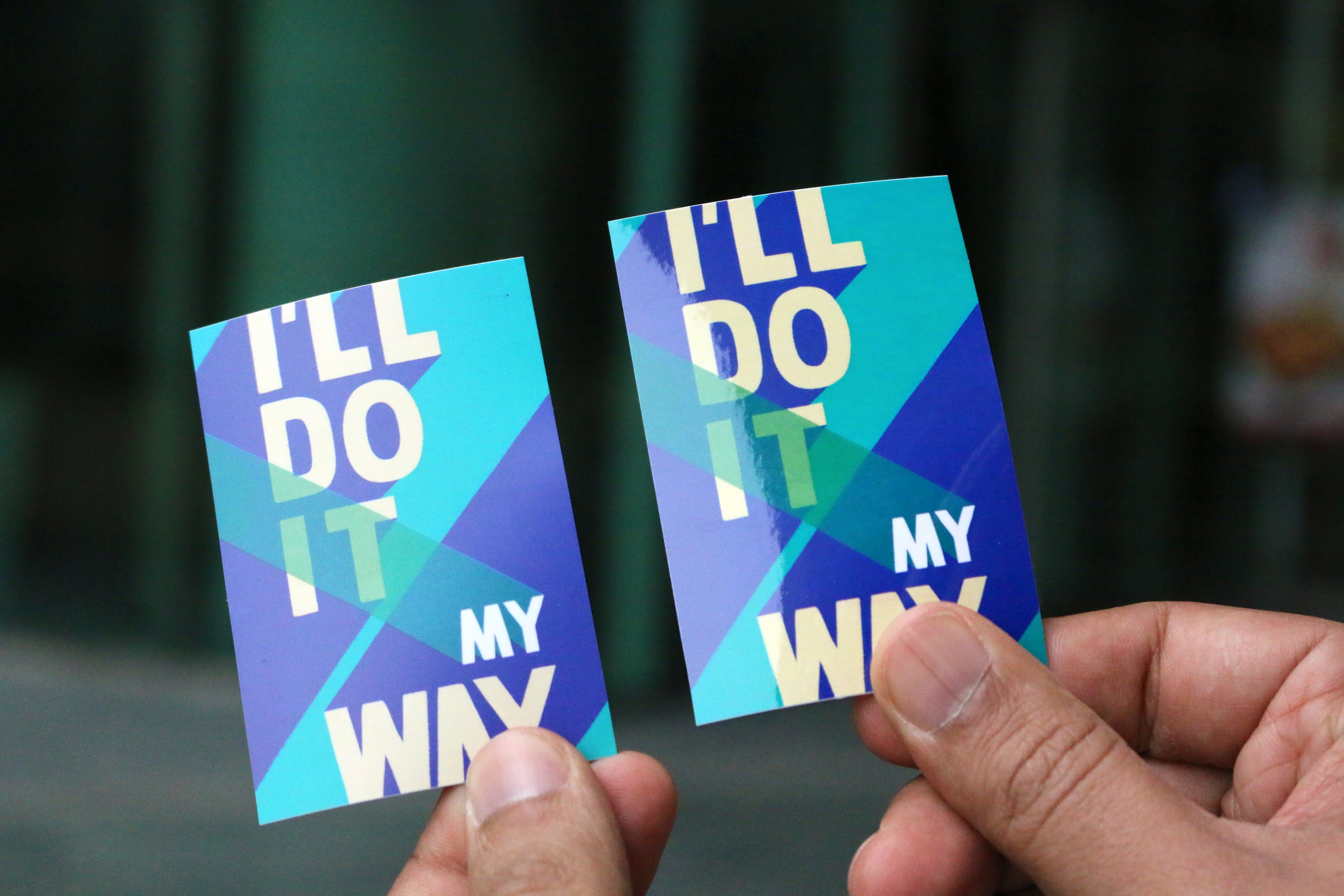 Custom stickers for branding 